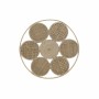 Décoration murale DKD Home Decor 45,5 x 2 x 45,5 cm Naturel