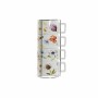 Piece Coffee Cup Set DKD Home Decor Multicolour Metal Dolomite 260 ml