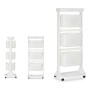 Chariot à légumes Kinvara TP-749 Blanc polypropylène Plastique 33 x 112 x 41 cm