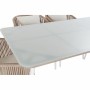 Ensemble Table + Chaises DKD Home Decor Beige 78 cm 163 x 95 x 6 cm  