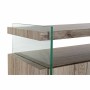 Sideboard DKD Home Decor   Natural Tempered Glass MDF Wood 120 x 44 x 120 cm