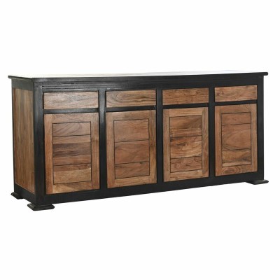 Buffet DKD Home Decor Noir Naturel Acacia 200 x 45 x 86 cm