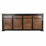 Sideboard DKD Home Decor Black Natural Acacia 200 x 45 x 86 cm