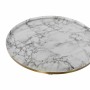 Petite Table d'Appoint DKD Home Decor Blanc Doré 51 x 51 x 51 cm