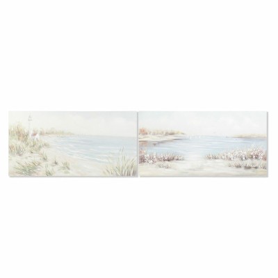 Toile DKD Home Decor Pin Toile 140 x 3,7 x 70 cm