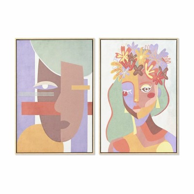 Canvas DKD Home Decor polystyrene Canvas 63 x 4 x 93 cm