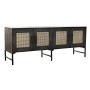 Sideboard DKD Home Decor   Brown Rattan Mango wood 155 x 40 x 61,5 cm