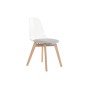 Chaise de Salle à Manger DKD Home Decor Gris Bois Polycarbonate 54 x 47 x 81 cm