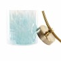 Vase DKD Home Decor Blue Golden Metal Crystal Mediterranean 19 x 15 x 41 cm