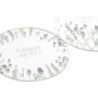 Lanterne DKD Home Decor Verre Multicouleur Papillon (10 x 10 x 1 cm) (2 unidades)