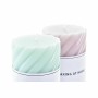 Candle DKD Home Decor Relax Turquoise Light Pink Spirals Wax (2 Units) (7 x 7 x 14 cm)