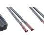 Set de sushi DKD Home Decor Noir Bambou Grès (31,3 x 19,3 x 2,7 cm)