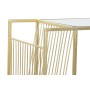 Porte-revues DKD Home Decor Doré Métal Miroir 48 x 35 x 71 cm