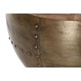 Centre Table DKD Home Decor Glamour Brown Golden Metal Mango wood 68 x 68 x 44 cm