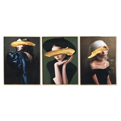 Painting DKD Home Decor Aluminium MDF Wood 60 x 3 x 80 cm