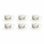 Piece Coffee Cup Set DKD Home Decor Multicolour Dolomite 180 ml