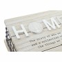 Boîte Décorative DKD Home Decor Noir Naturel Métal Bois MDF