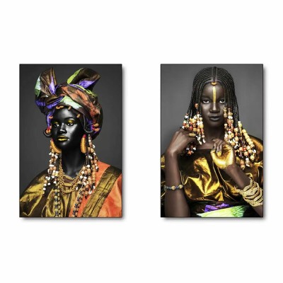 Canvas DKD Home Decor Canvas MDF Wood 50 x 2 x 70 cm
