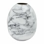 Vase DKD Home Decor Metal Brown White Marble Modern (13 x 13 x 16 cm) (2 Units)