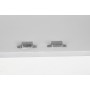 Sideboard DKD Home Decor White Brass Mango wood 157 x 43 x 84 cm 153 x 43 x 84 cm Rhombus