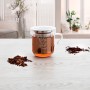 Cup with Tea Filter Quid Serenia Transparent 350 ml (3 Pieces)