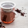 Cup with Tea Filter Quid Serenia Transparent 350 ml (3 Pieces)