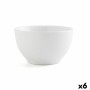 Bol Quid Snow Blanc Céramique 510 ml (6 Unités)