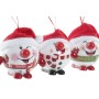 Boule de Noël DKD Home Decor Rouge Blanc PVC Bonhomme de Neige (3 Unités)