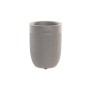 Verre DKD Home Decor Gris Ciment 8 x 8 x 10,5 cm
