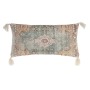 Cushion DKD Home Decor 60 x 10 x 30 cm Beige Blue Arab Fringe