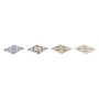 Dessous de verres DKD Home Decor Carrelage 4 Unités (10,8 x 10,8 x 0,7 cm)