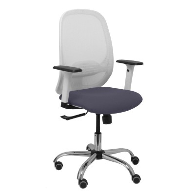 Chaise de Bureau Piqueras y Crespo 354CRRP Blanc Gris foncé