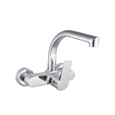 Mixer Tap EDM 01145 Silver Stainless steel Brass
