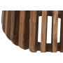 Table d'appoint DKD Home Decor Blanc Naturel Marbre Bois de manguier 47 x 47 x 58 cm