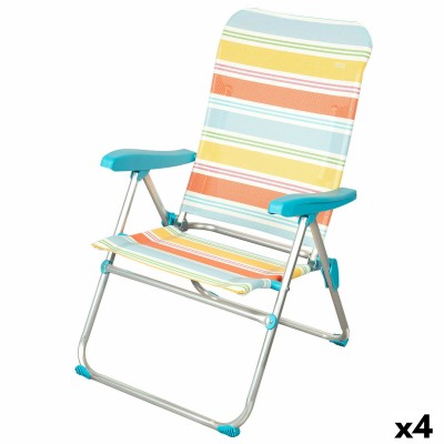 Beach Chair Aktive 48 x 95 x 65 cm (4 Units)