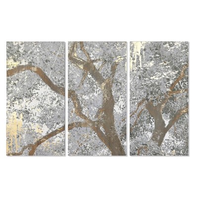 Canvas DKD Home Decor Canvas MDF Wood 150 x 3,8 x 100 cm (3 Pieces)