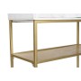 Sideboard DKD Home Decor White Golden Metal Mango wood 91 x 44 x 152 cm