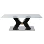 Table Basse DKD Home Decor Bois 120 x 60 x 45 cm Verre trempé Bois MDF