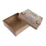 Set of decorative boxes DKD Home Decor Multicolour Bamboo Boho (3 Pieces)