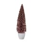 Christmas Tree Large 10 x 38 x 10 cm Pink Golden Plastic
