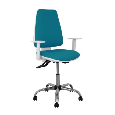 Chaise de Bureau Elche Piqueras y Crespo 9B5CRRP Bleu Vert turquoise