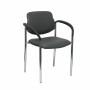 Chaise de Réception Villalgordo Piqueras y Crespo SP600CB Gris foncé Avec accoudoirs