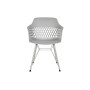 Chaise de Salle à Manger DKD Home Decor Gris clair 57 x 57 x 80,5 cm