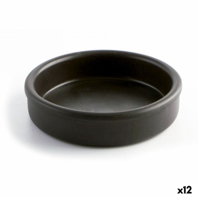 Casserole Quid Barro Lux Noir Céramique Ø 18 cm (12 Unités)