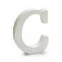 Letter Pincello C White Wood 2 x 11 cm (24 Units)