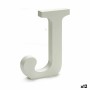 Lettre Pincello J Blanc 1,8 x 21 x 17 cm (12 Unités)
