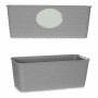 Planter Stefanplast 73660 Grey Plastic 13 x 11 x 29 cm (12 Units)