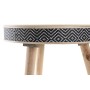 Tray DKD Home Decor Black Natural Wood 41 x 41 x 50 cm