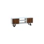 Meubles de télévision DKD Home Decor Blanc 135 x 35 x 40 cm Métal Bois de manguier