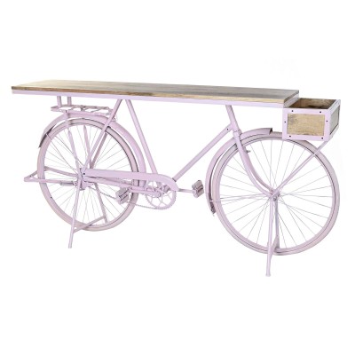 Hall DKD Home Decor Light Pink 180 x 41 x 94 cm Bicycle